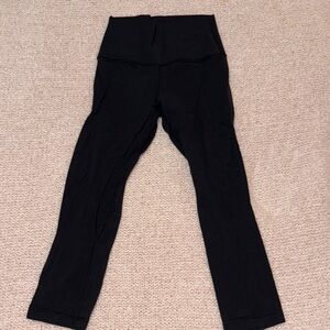 Black Lululemon Leggings Size 4